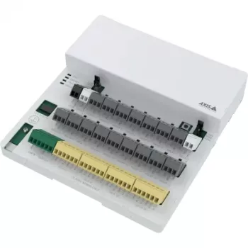 AXIS A9920 I/O Relės Plėtinio Modulis – 8 konfigūruojami prievadai, RS485, DIN bėgelis