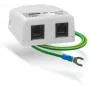 AXON NET PROTECTOR Apsauga nuo viršįtampių Gigabit Ethernet, RJ45, 8 laidų apsauga, montuojamas ant sienos, metalinis korpusas