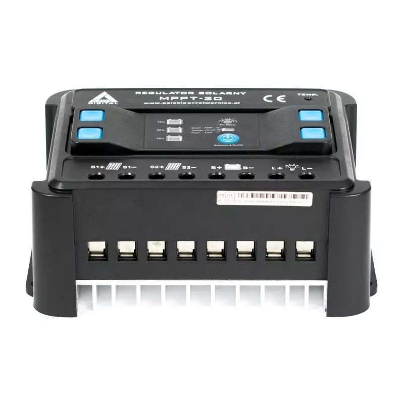 AZO Digital saulės MPPT įkrovimo valdiklis 12/24V 20A