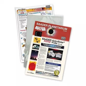 Baader ND 3.8 saulės filtras – 20x29 cm folija saugiai saulės fotografijai