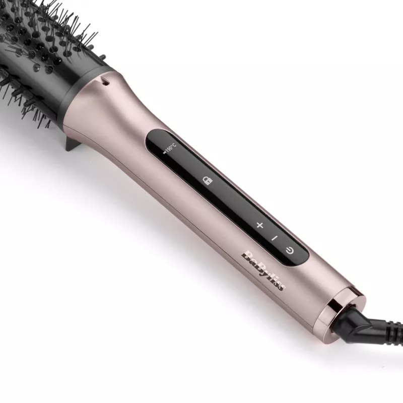 BaByliss HSB200E Volume Boost kaitinamas tiesinimo šepetys – šiltos rožinės spalvos