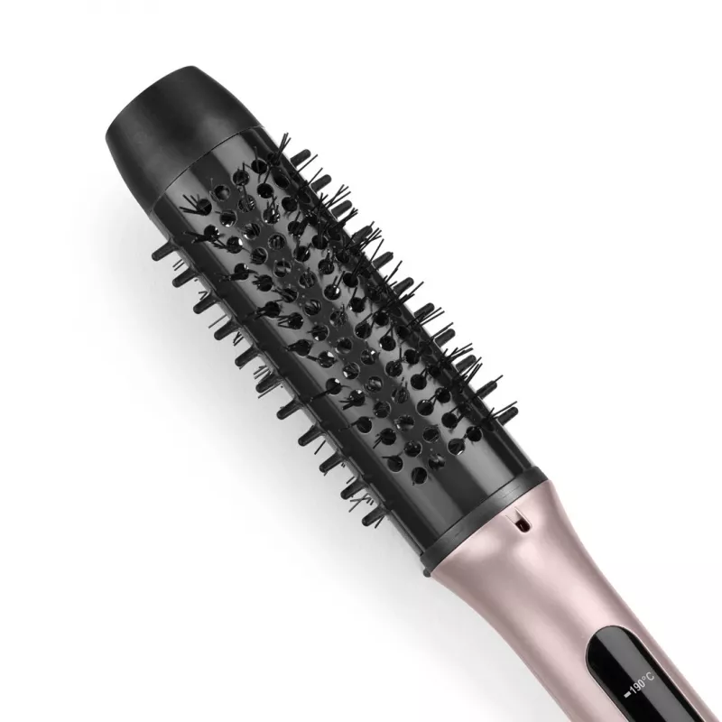 BaByliss HSB200E Volume Boost kaitinamas tiesinimo šepetys – šiltos rožinės spalvos