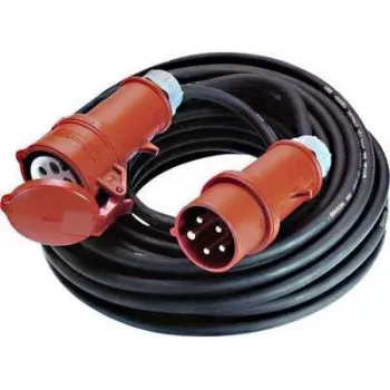 Bachmann 344.172 lauko prailginimo kabelis 25 m H07RN-F 3G1.5 IP44 Schuko juodas