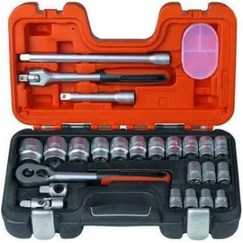 Bahco S240 24 dalių 1/2 inch lizdų rinkinys (10–32 mm)
