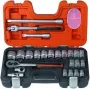 Bahco S240 24 dalių 1/2 inch lizdų rinkinys (10–32 mm)