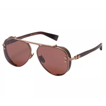 BALMAIN BPS-125E-62 Vyriški Pilotiniai Akiniai nuo Saulės, Šratinio Metalo Spalvos, 62 mm