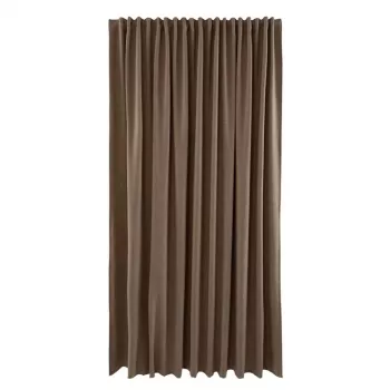 Bari W3630-5045 Šviesą praleidžianti užuolaida su antgaliais 260x280 cm smėlio spalvos