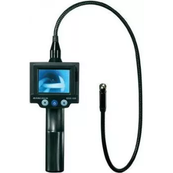 Basetech BSK-100 endoskopinė apžiūros kamera su 9,8 mm zondu, 59 cm kabeliu, 2,31 colio TFT ekranu, IP67 atspari vandeniui, LED apšvietimu