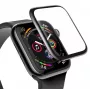 Baseus 0,23 mm lenkto ekrano grūdinto stiklo apsauga Apple Watch 38mm juoda (SGAPWA4-C01)