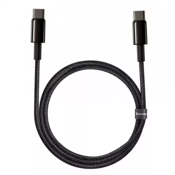 Baseus Cafule Series Metal USB-C į USB-C laidas 1m 100W juodas