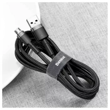 Baseus Cafule USB 2.0 Type A į Micro B laidas (vyriškas-vyriškas), 2 m, juodas
