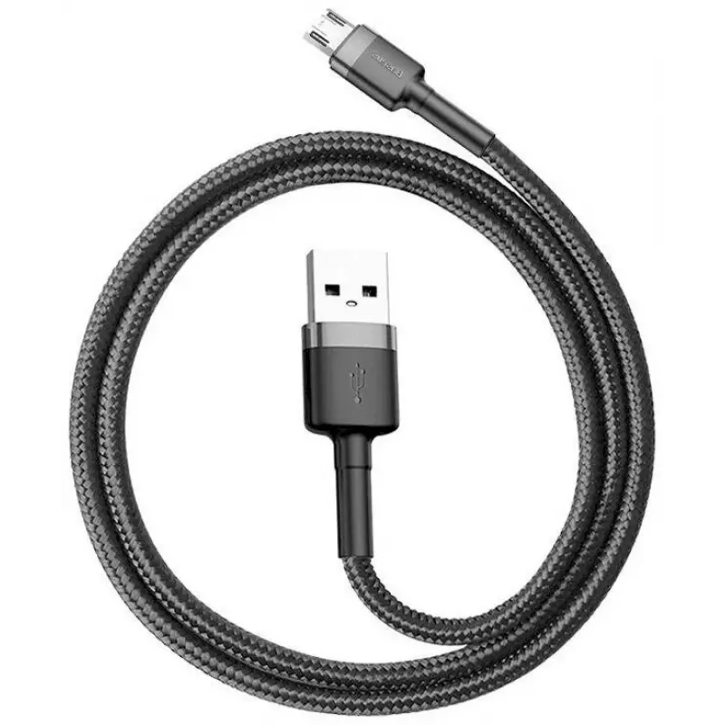 Baseus Cafule USB 2.0 Type A į Micro B laidas (vyriškas-vyriškas), 2 m, juodas
