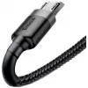 Baseus Cafule USB 2.0 Type A į Micro B laidas (vyriškas-vyriškas), 2 m, juodas