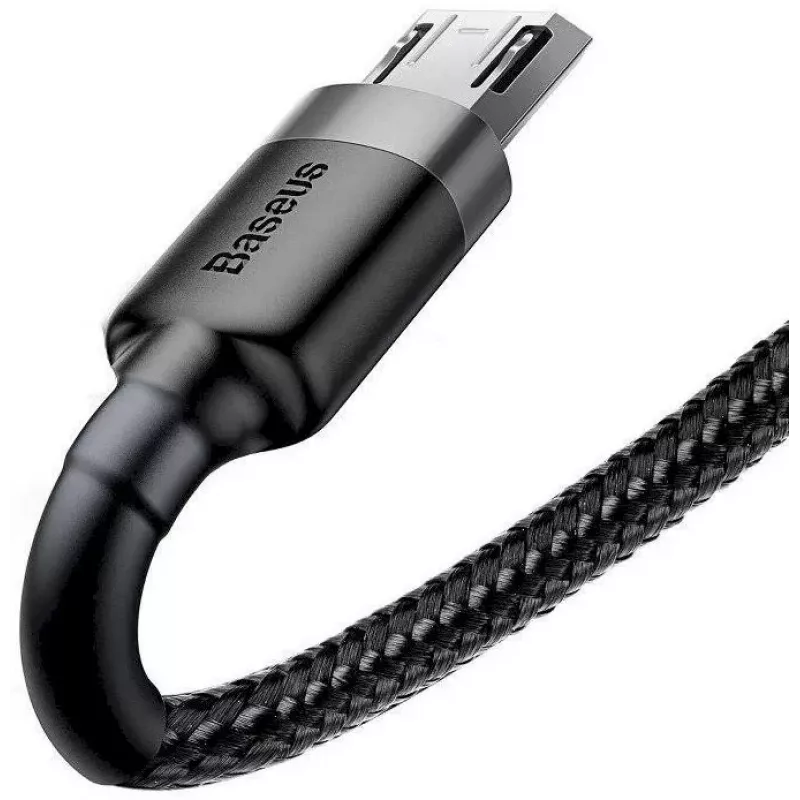 Baseus Cafule USB 2.0 Type A į Micro B laidas (vyriškas-vyriškas), 2 m, juodas