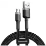 Baseus Cafule USB 2.0 Type A į Micro B laidas (vyriškas-vyriškas), 2 m, juodas