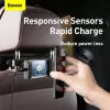 Baseus automobilinis belaidis įkroviklis su laikikliu galinėms sėdynėms 15W juodas (WXHZ-01)