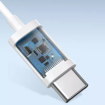 „Baseus Encok C17“ ausinės su USB Type-C mikrofonu, baltos (NGCR010002)