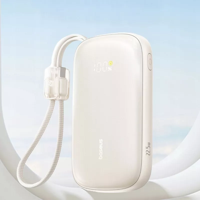 Baseus EnerFill FC21 Qpow 3 Ultra 20000 mAh 22,5W Smėlio spalvos