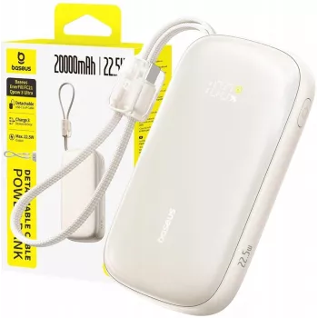 Baseus EnerFill FC21 Qpow 3 Ultra 20000 mAh 22,5W Smėlio spalvos