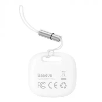 Baseus Home Intelligent T2 Pro raktų ir daiktų ieškiklis su raktų pakabuku, belaidis, BT 5.0, baltas (FMTP000002)