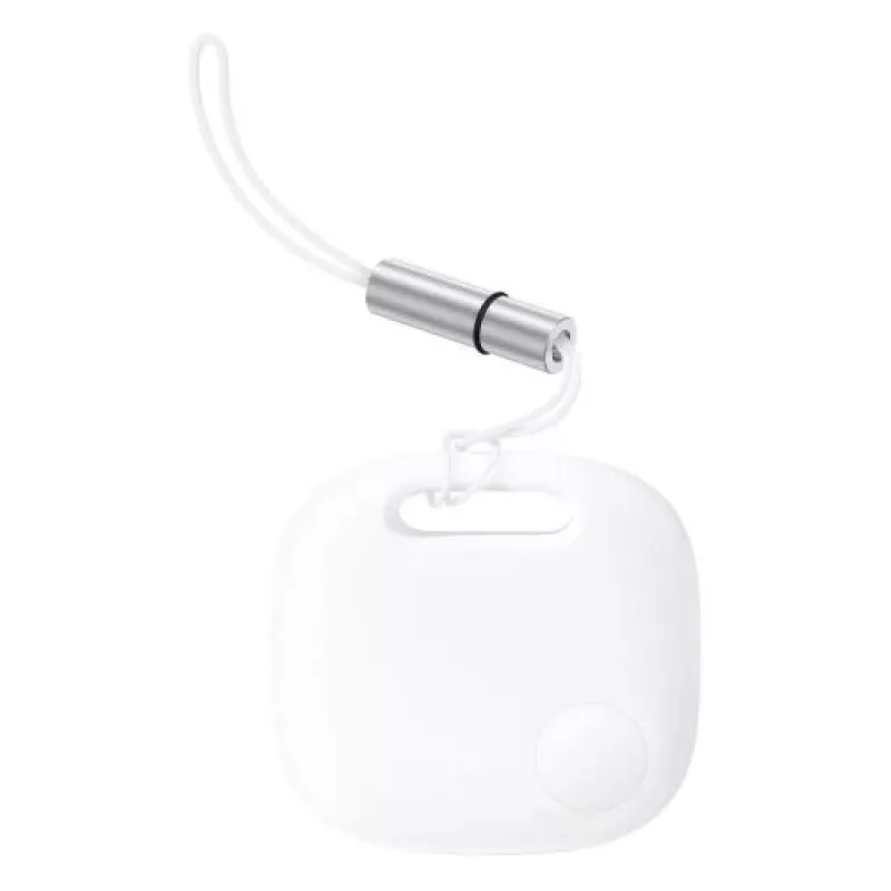Baseus Home Intelligent T2 Pro raktų ir daiktų ieškiklis su raktų pakabuku, belaidis, BT 5.0, baltas (FMTP000002)