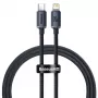 Baseus Lightning į USB-C PD QC laidas 20W 480Mbps 1,2m juodas