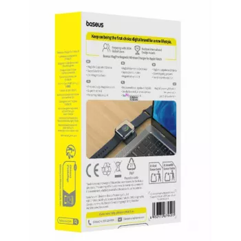 Baseus MagPro belaidis indukcinis įkroviklis, skirtas Apple Watch, 2,5 W, juodos spalvos