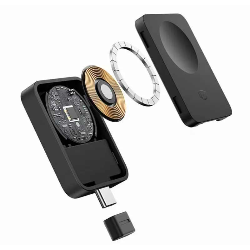 Baseus MagPro belaidis indukcinis įkroviklis, skirtas Apple Watch, 2,5 W, juodos spalvos