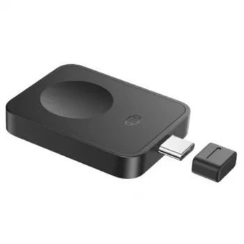 Baseus MagPro belaidis indukcinis įkroviklis, skirtas Apple Watch, 2,5 W, juodos spalvos