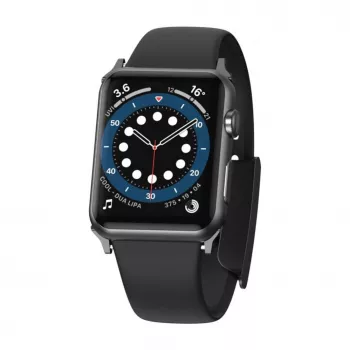 Baseus Slip-Thru Strap Band apyrankė Apple Watch 3/4/5/6/SE 38mm/40mm juoda (LBWSE-01)