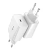 Baseus Speed Mini Quick Charger, USB-C, PD, 3A, 20W (White)