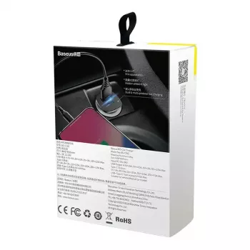 Baseus Square Car Charger PPS QC4.0 / PD3.0 5A 30W (Juoda)
