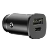 Baseus Square Car Charger PPS QC4.0 / PD3.0 5A 30W (Juoda)