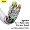 Baseus Superior Series Lightning kabelis, greitasis įkrovimas, duomenų perdavimas 2.4A, 1.5m, baltas (CALYS-B02)