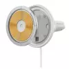 Baseus belaidis automobilinis įkroviklis su MagSafe 15W laikikliu ventiliacijos angai + USB Type C 25W baltas