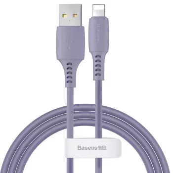 Baseus Yiven Laidas USB-A į Lightning 2.4A 1,8m mėlynai violetinis