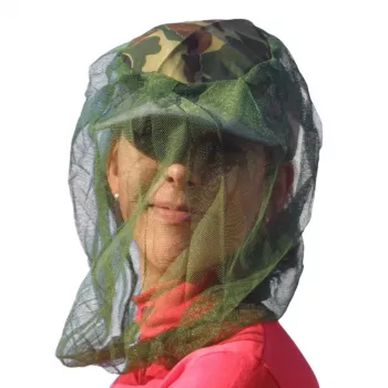 Basic Nature No-See-Um Mosquito Net – Piramidės formos, 1 asmeniui, itin smulkus 100% poliesterio tinklelis, baltas