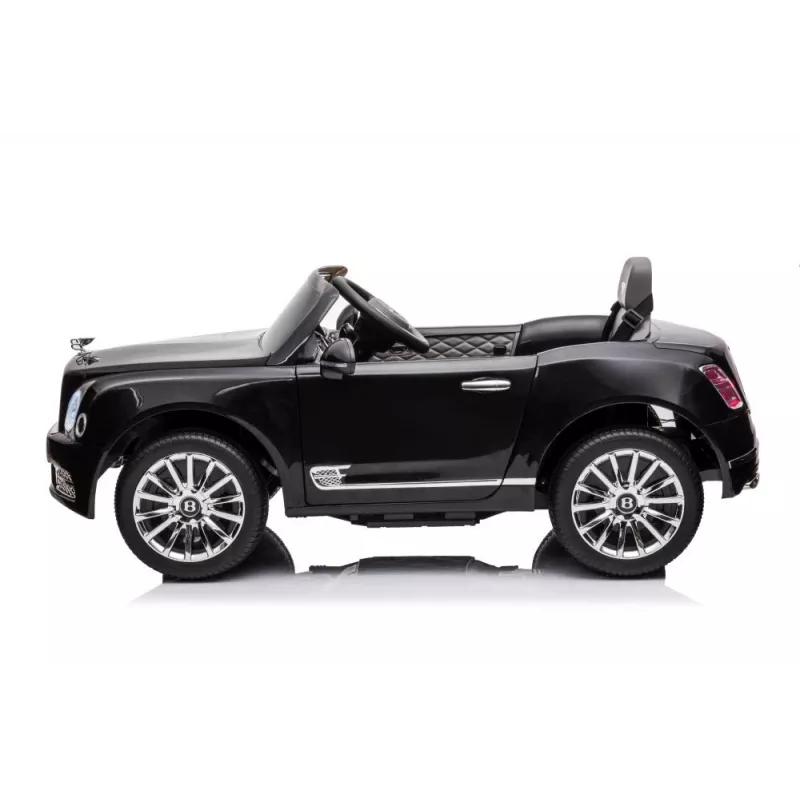 Baterijomis varomas automobilis Bentley Mulsanne juodas 10546 Lean Toys