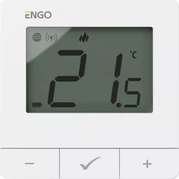 BATTERY TECH E25-BATW termostatas, baltas, ZigBee/868MHz, paviršinis montavimas