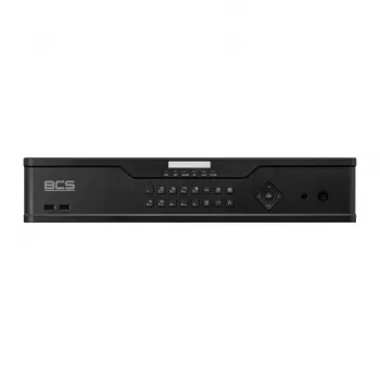 BCS 32 kanalų IP vaizdo registratorius, 8 SATA lizdai, 4K, H.265+, RAID, BCS-P-NVR3208R-A-4K-III