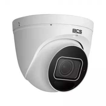 BCS 4MP IP kupolinė kamera BCS-P-EIP44VSR4-Ai, motorizuotas varifokalinis objektyvas 2.8-12mm, Smart IR 40m, AI perimetro apsauga, IP67, IK10, PoE