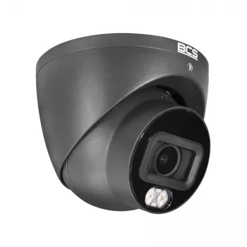 BCS 5MP IP kupolinė kamera BCS-L-EIP25FCR5L5-Ai2-G, 2,8 mm, IR 30 m, IP67, IK10, AI