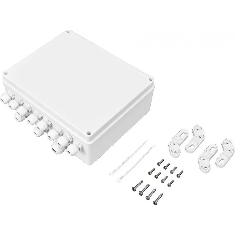 BCS 8MP IP kupolinė vaizdo kamera su motorizuotu varifokaliu objektyvu, 50 m IR, IP67, IK10, PoE