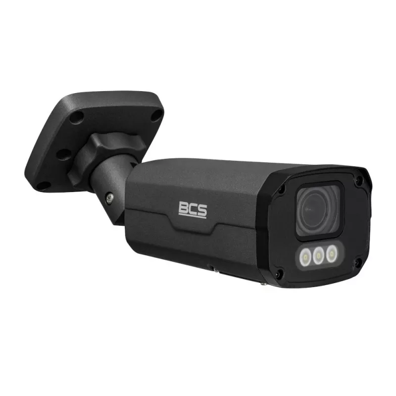 BCS BCS-P-TIP58VSR6L6-Ai2-G 8MP 4K IP Bullet Camera su motorizuotu varifokaliniu objektyvu, 60m IR, PoE, IP67, AI analitika