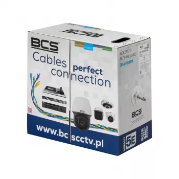 BCS BCS-U/UTP-CAT5E-LSOH Cat5e U/UTP LSOH kieto vario masinis eterneto kabelis, 305 m, pilka