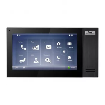 BCS-MON7400B-S 7 colių TFT-LCD monitorius su HDMI, VGA, BNC, juodas