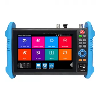 BCS-MS7.0LCD-LITE(3) 7.0 colio LCD skaitmeninis mikroskopas su IPS ekranu, 12MP, 1x-1200x didinimu, 8 LED lemputėmis, įkraunama baterija, reguliuojamu stovu