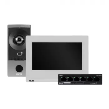 BCS-P-VIS02 7 colių Android PoE jutiklinis vidaus monitorius su SIP domofonu, Wi-Fi, 6 aliarmo įėjimais, RS485