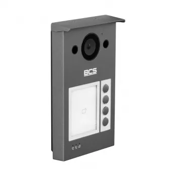 BCS-PANx401G-2 Lauko IP vaizdo domofono skydelis, 2 MP, PoE, juodas