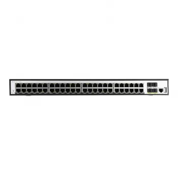 BCS SP48G-4SFP-M 48 prievadų Gigabit L2+ valdomas jungiklis su 4 SFP aukštutinės jungties prievadais